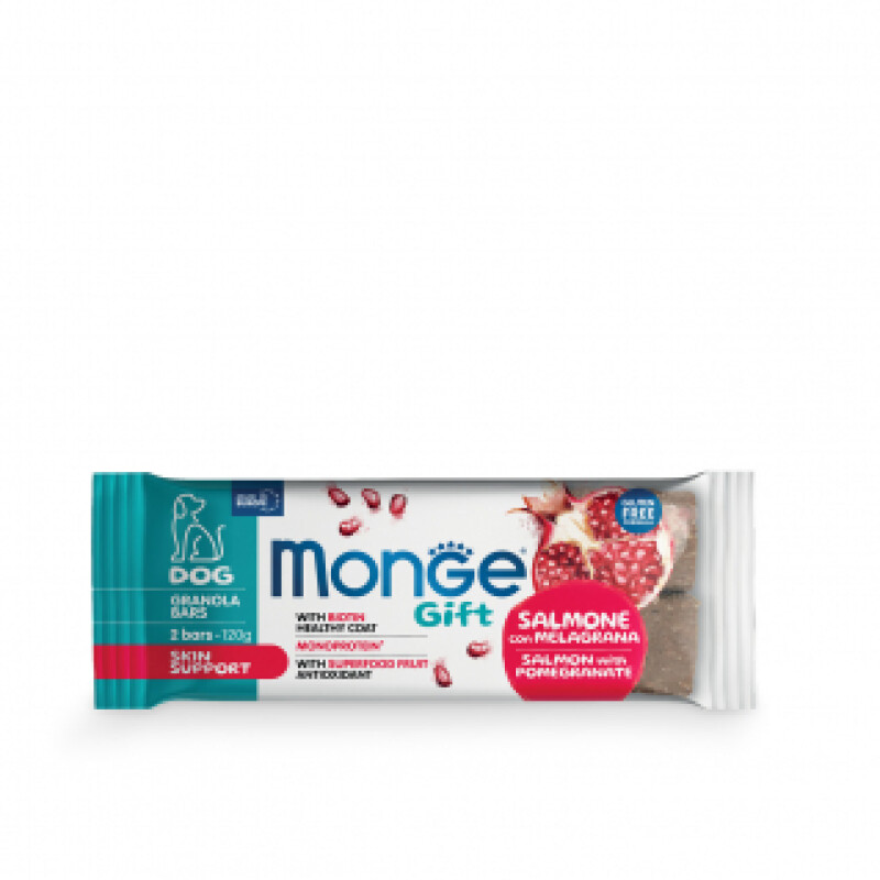 Monge Gift Granola Bars Skin Support x2/120grs Monge Gift Granola Bars Skin Support x2/120grs