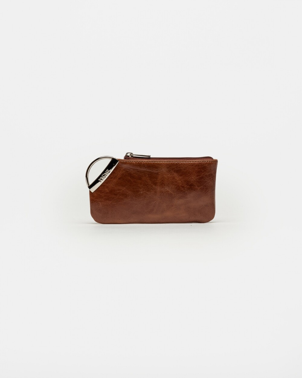 Monedero Katy En Cuero Liso Cuoio