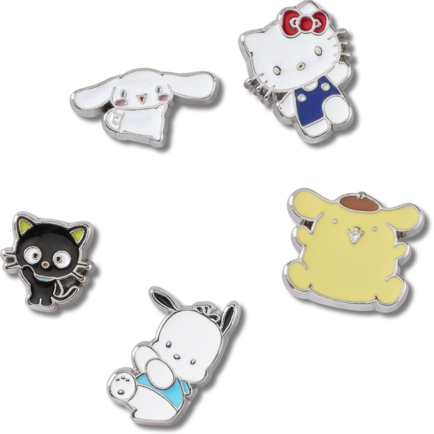 Jibbitz Sanrio HKF Enamel 5 Pack Unisex Multicolor