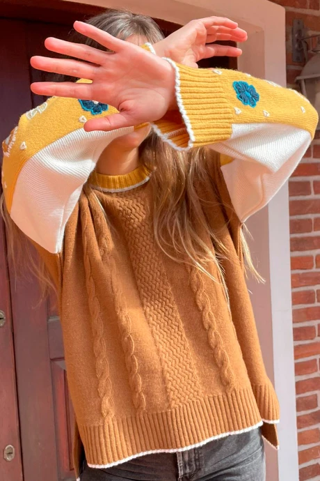 Sweater Camelia Mostaza