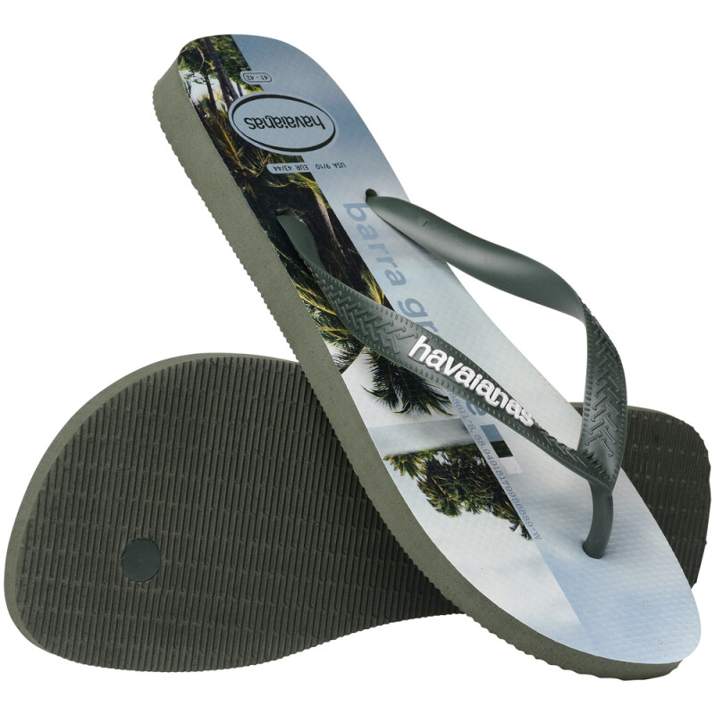 Sandalias Havaianas Top Surfer I Hombre Verde Oliva