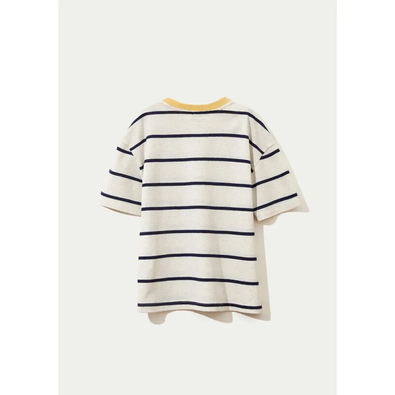 CAMISETA MM AZUL CARIBE/CHUMBO/BLANCO