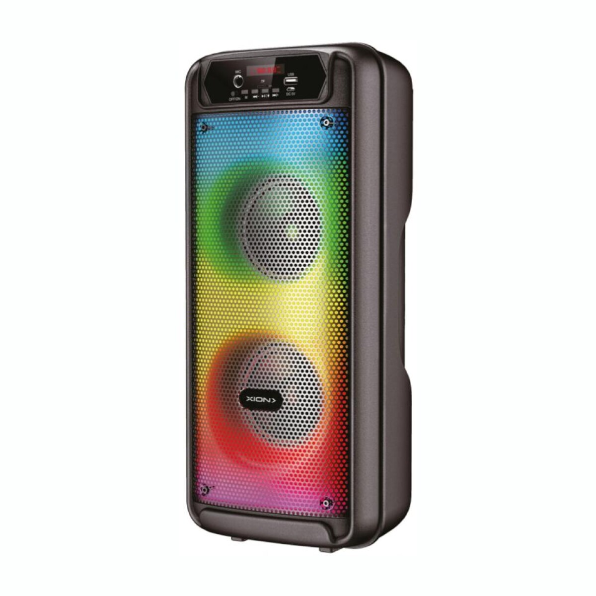 OUTLET - Parlante Recargable XION XI-SD22LIGHT 2X4' 1800W Con Luz LED 
