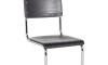 Silla de Comedor Metal Cromado - Impala Negro