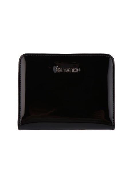 Monedero Ibiza Charol Negro