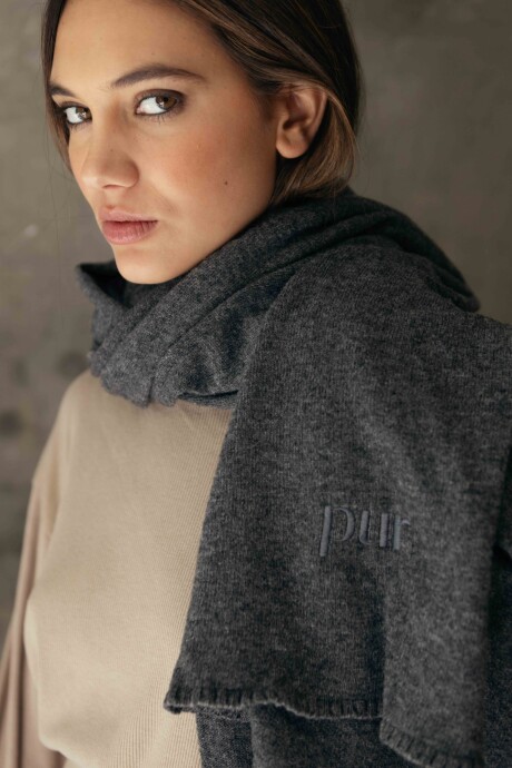 Pashmina PUR Gris Oscuro