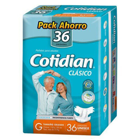 PAÑAL COTIDIAN CLASICO G X 36 PAÑAL COTIDIAN CLASICO G X 36