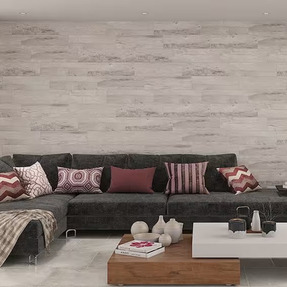 Cerámica Ipe White 15x60 cm Mate Cerámica Ipe White 15x60 Cm Mate