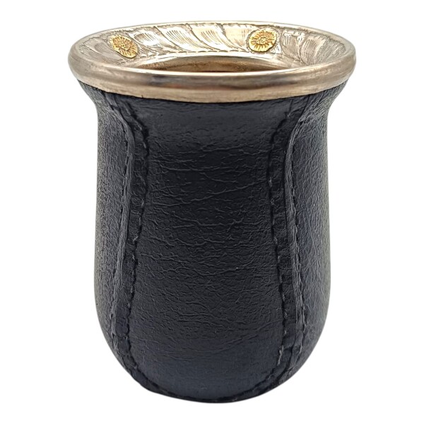 MATE CAMIONERO PLATA Y ORO 23 negrouniforme