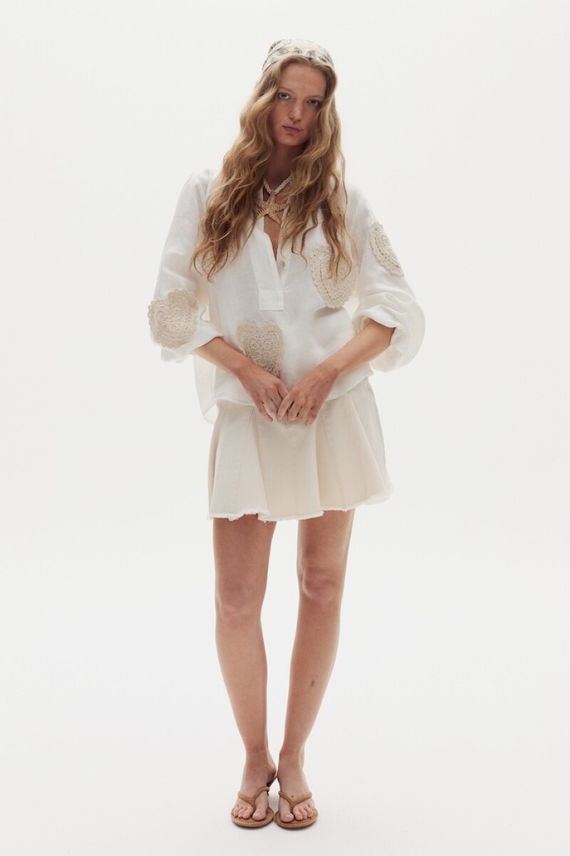 Falda Azalea en Denim - Bone 