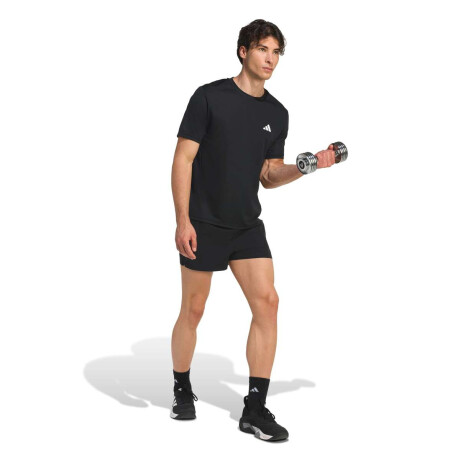 Remera Workout Essentials Base de Hombre Negro