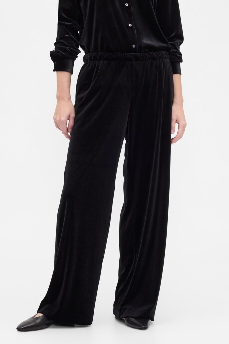 Pantalón Terciopelo Mujer Black 1