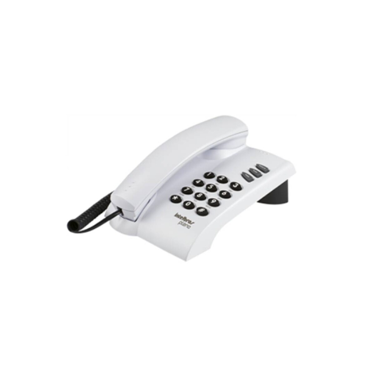 Telefono Cableado Intelbras Pleno - Gris Ártico 