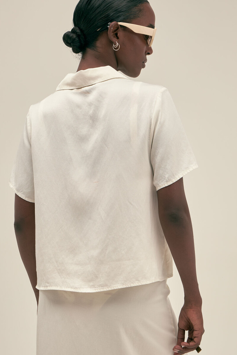 SHORT SLEEVE SHIRT Cream