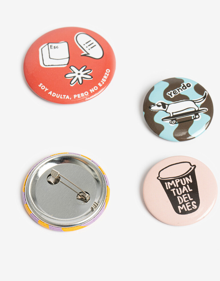 Rega Varios Set De Pines - Combinacion Multicolor