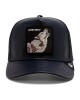 Gorra Goorin Bros Trucker Baseball - Lone Wolf Cuero Azul Gorra Goorin Bros Trucker Baseball - Lone Wolf Cuero Azul