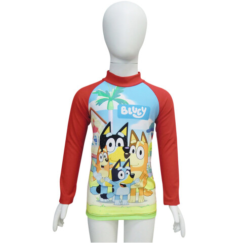 Remera UV Malla Infantil Bluey Varios Talles U