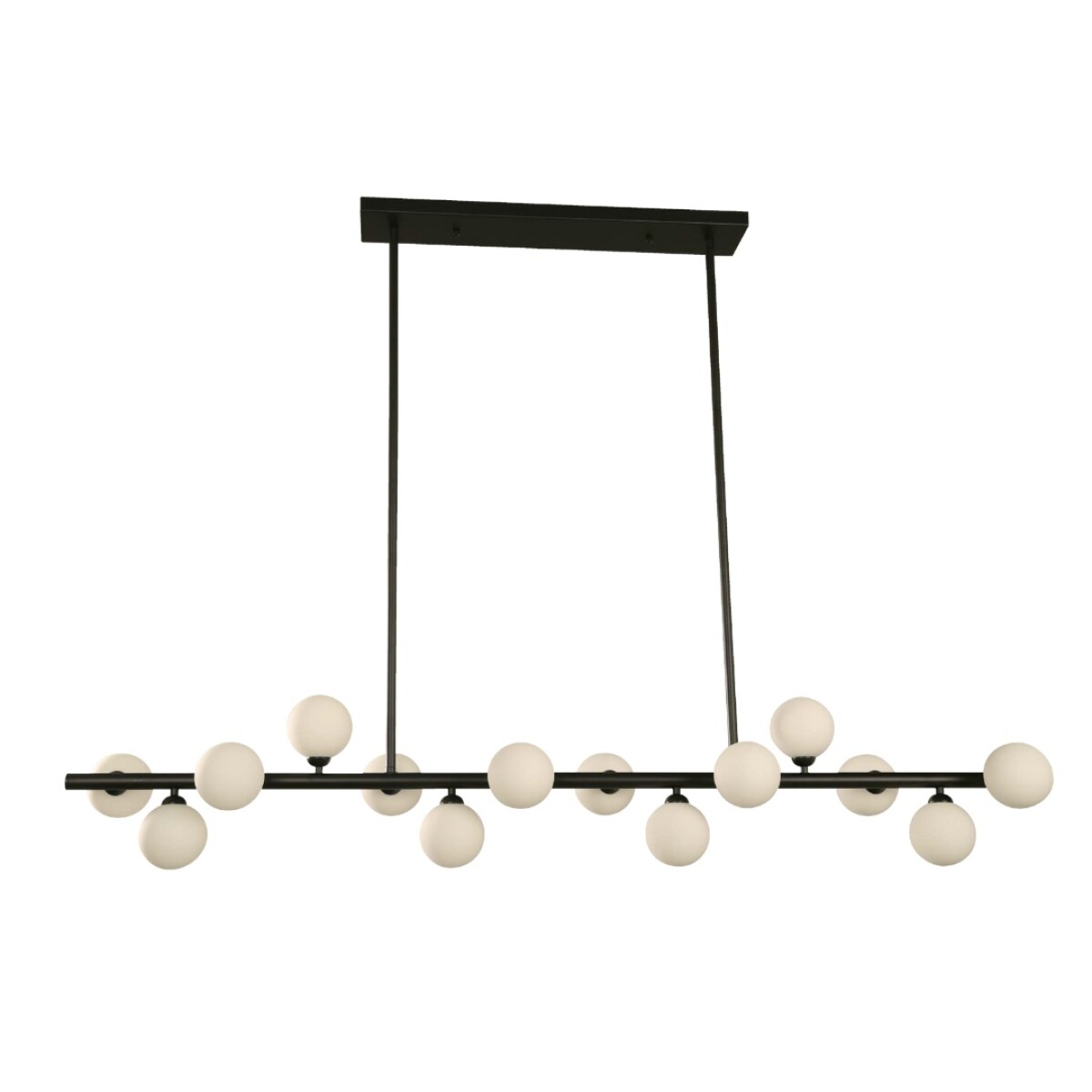 COLGANTE LINEAL 14L G9 PELOTAS NEGRO 
