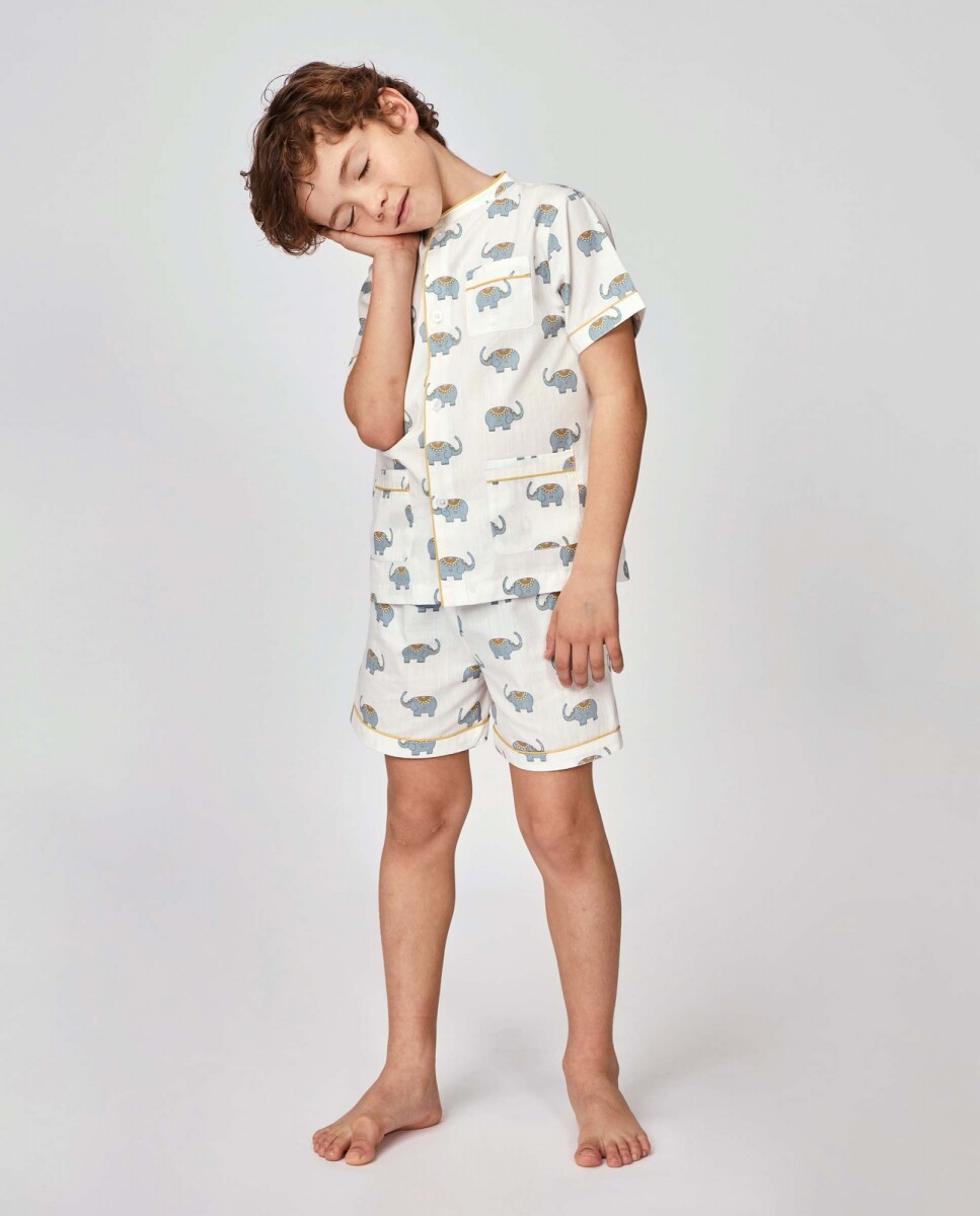 Pijama Estampado - Rosa 