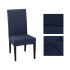Funda Cubre Sillas Universal Comedor Elastizada Lavable X4 Variante Color Azul