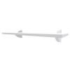 CLIP-2560 Estante Organizador Madera Repisa Decorativa 25x60cm- Blanco