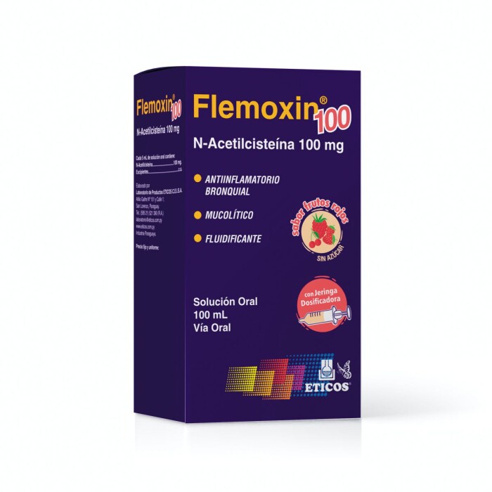 FLEMOXIN 100 MG. SOL ORAL FR. X 100 ML. única