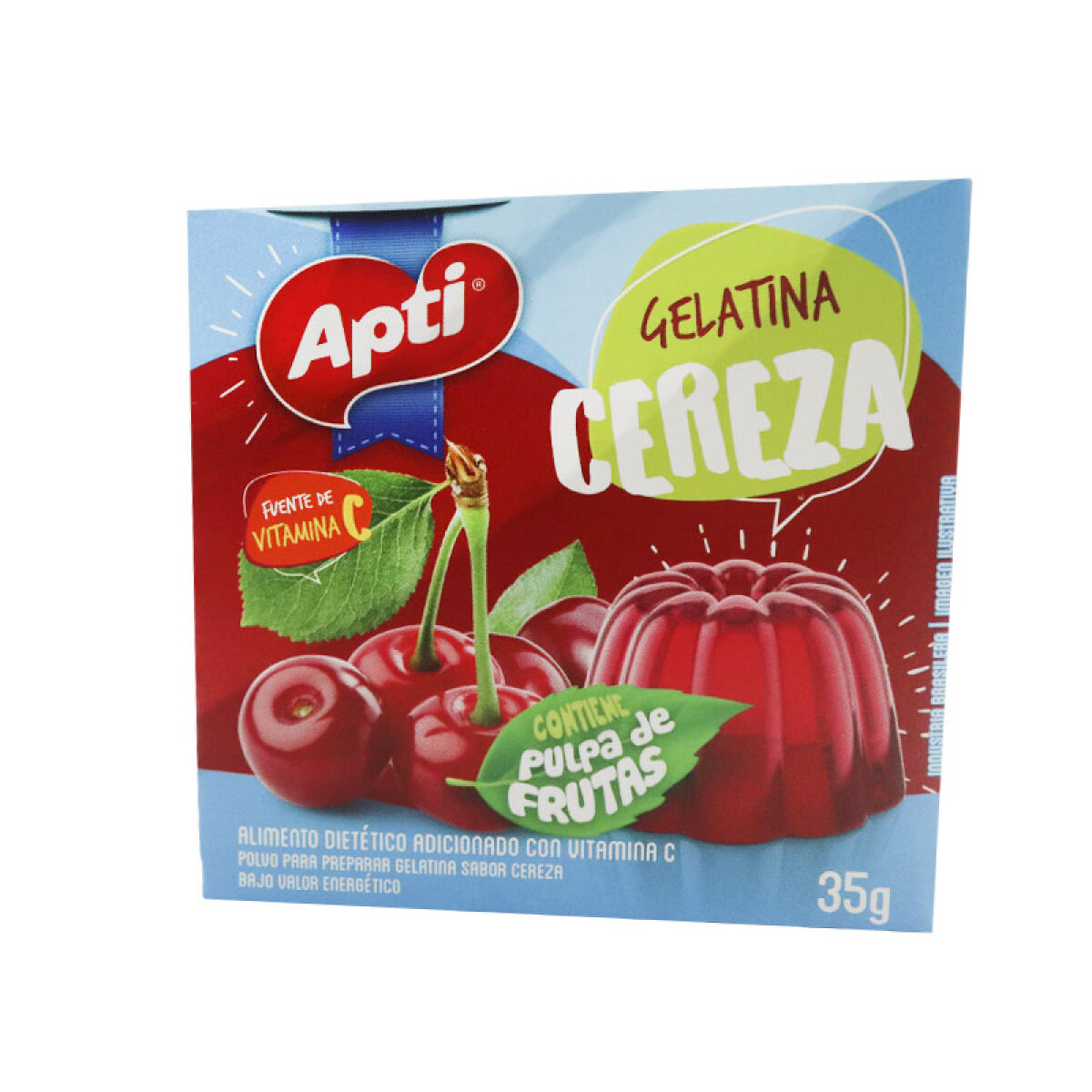 Gelatina APTI 20grs - Cereza 