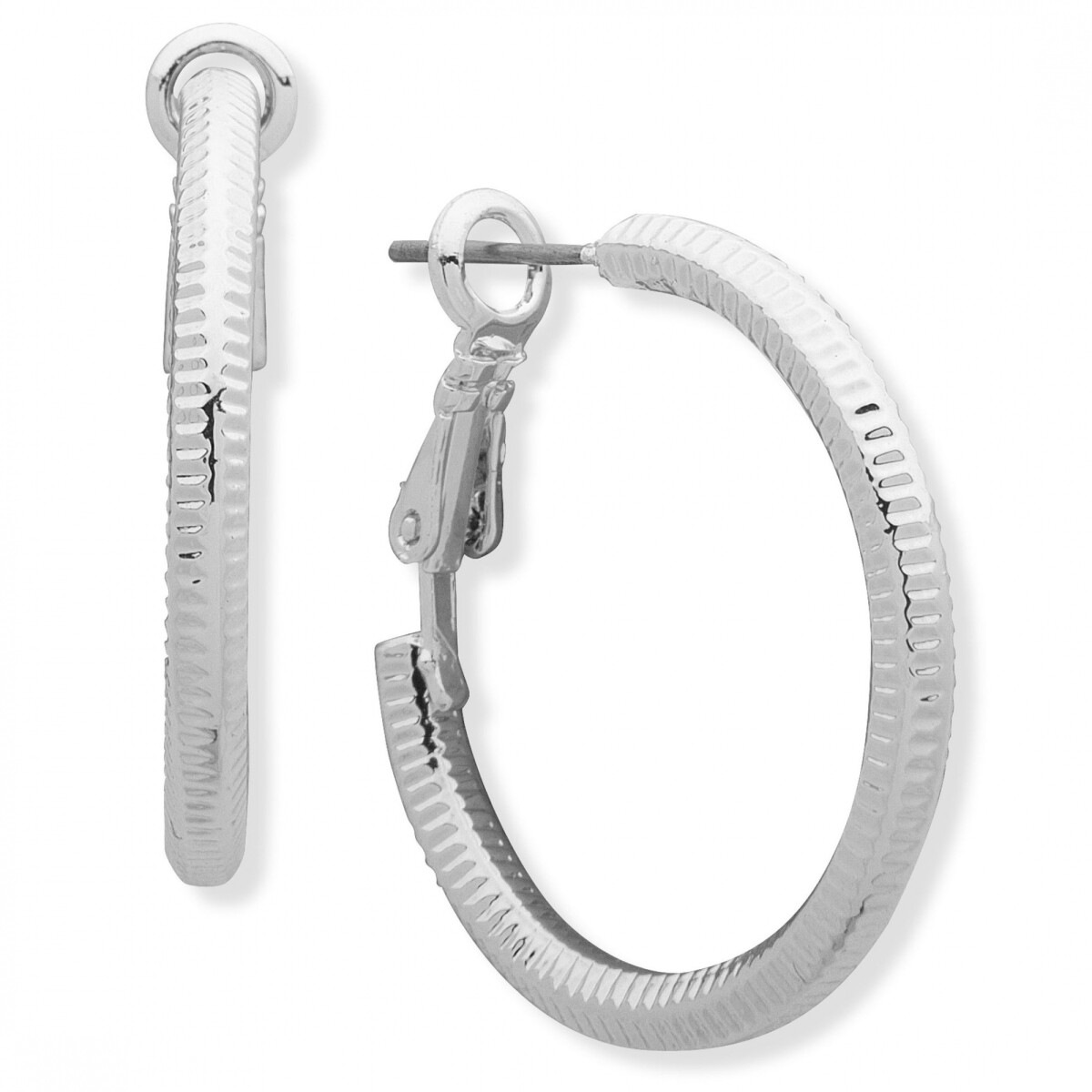 Pe Hoop - Slv - Silver 