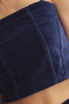 Top Velvet Azul