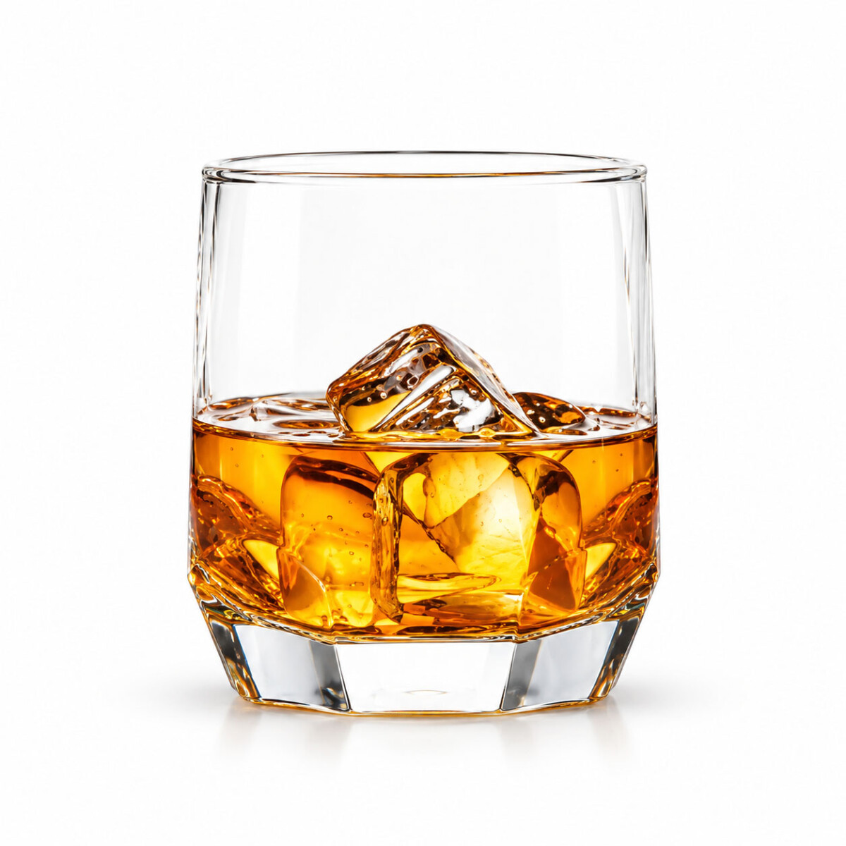 Set de 6 Vasos Whisky 310cc Diseño Diamante - Transparente 