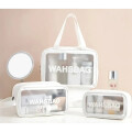 Estuche Neceser Washbag 3 Piezas Blanco