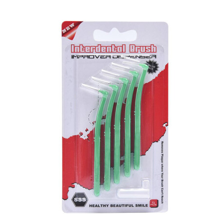 CEPILLO DIENTES X5PCS VERDE FINO INTERDENTAL BLISTER 26996 CEPILLO DIENTES X5PCS VERDE FINO INTERDENTAL BLISTER 26996