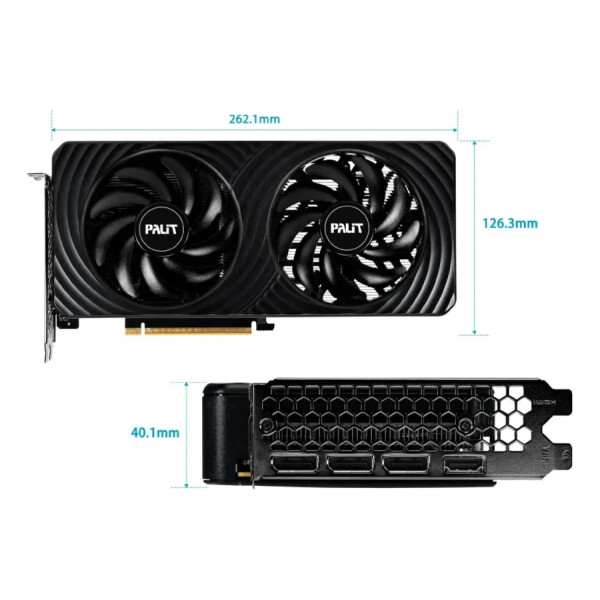Tarjeta De Video Palit Geforce Rtx 5050 Dual Oc 8 Gb Gddr6 TARJETA VIDEO PALIT RTX5050 STORMX OC 8G