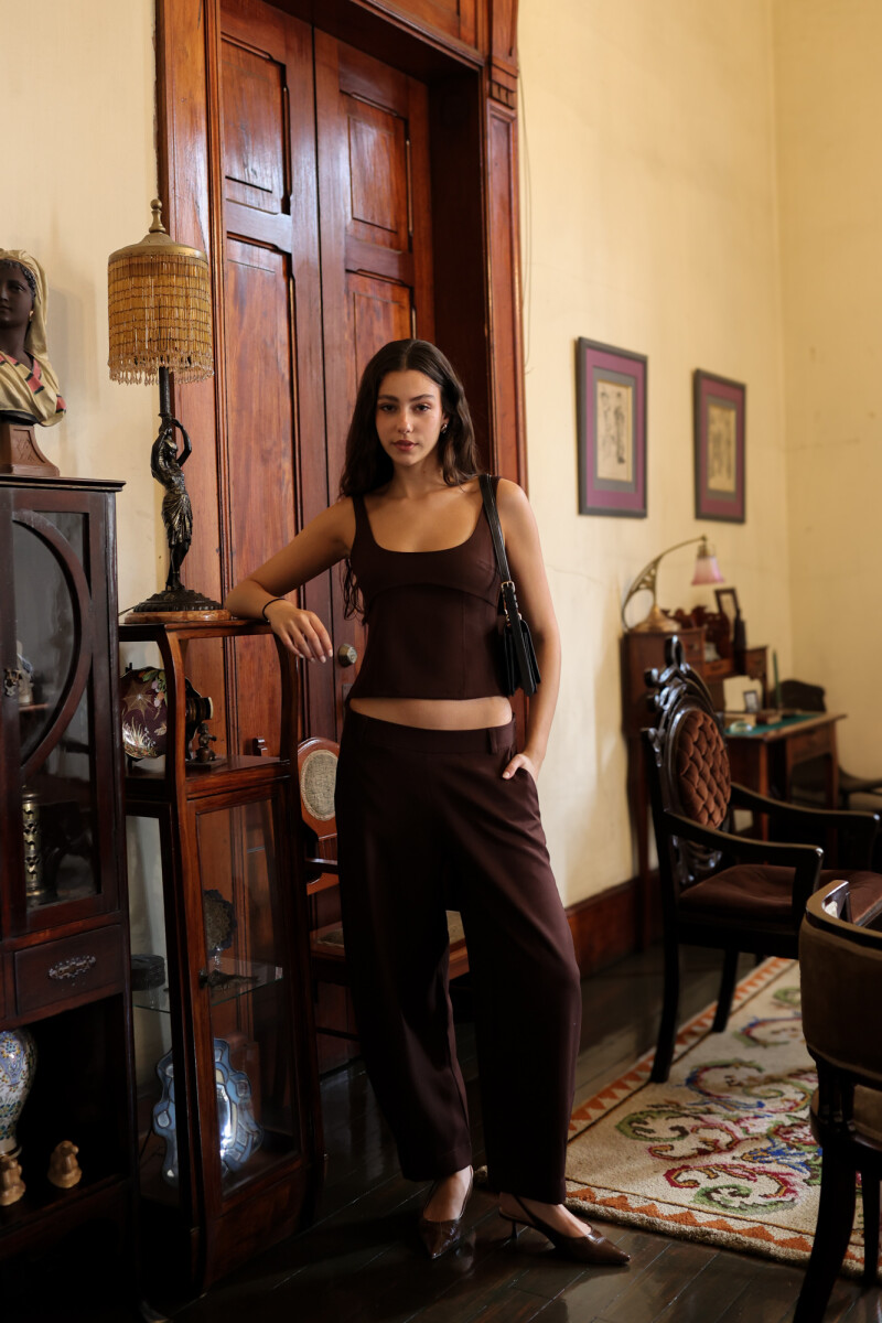 PANTALON ELIA MARRON