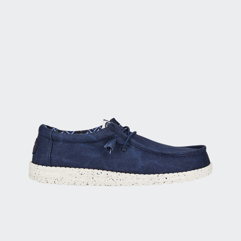 Calzado Hey Dude Wally Canvas Navy