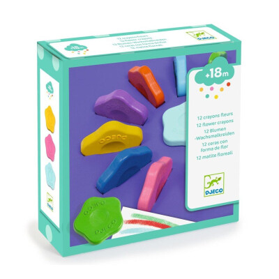 Crayones con Forma de Flor Djeco Crayones con Forma de Flor Djeco