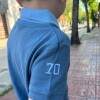 Remera Pique Polo N+ Azul/celeste