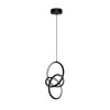 COLGANTE LED ONDA ALUM NEGRO 24W 3000K BIVOLT COLGANTE LED ONDA ALUM NEGRO 24W 3000K BIVOLT