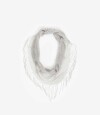 Pashmina De Red Plateado