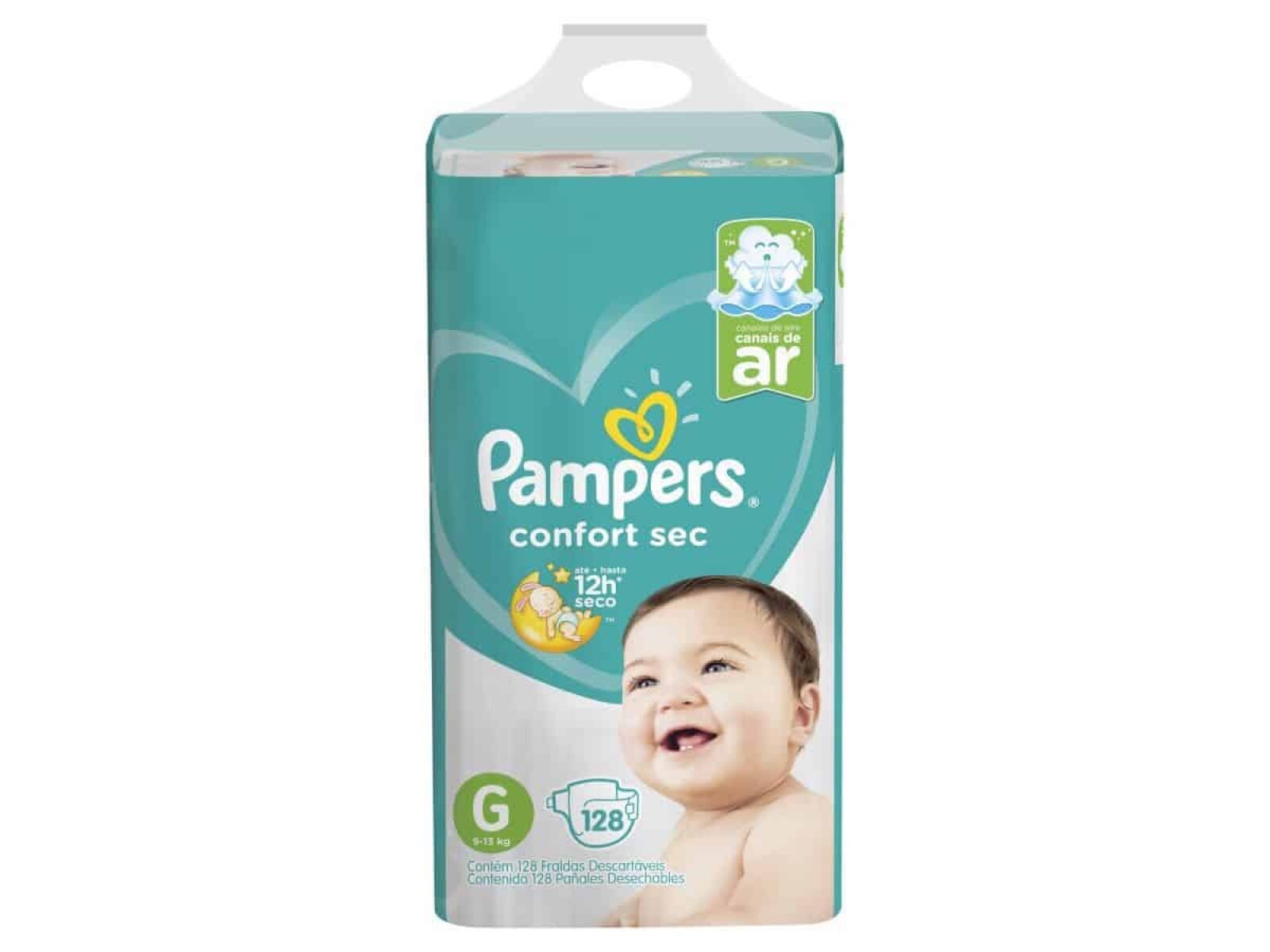 Pañales Pampers Confort Sec G X 128 