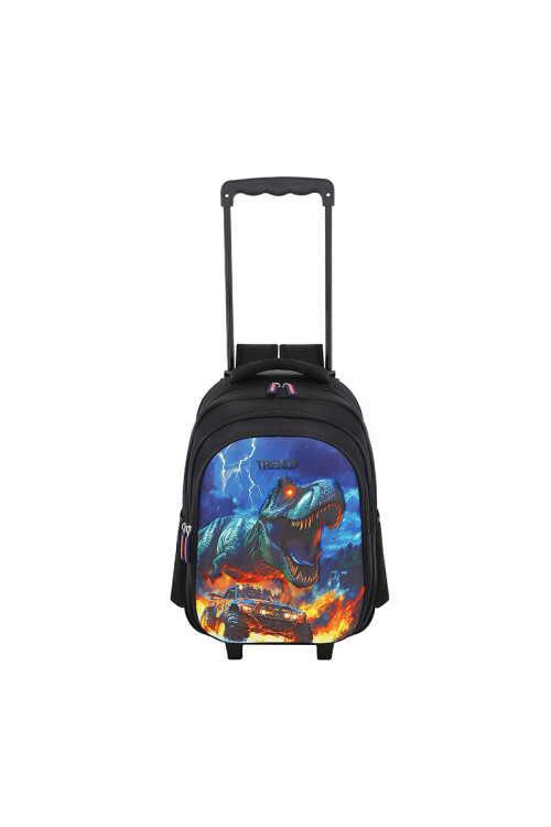 Mochila con Carrito Negro