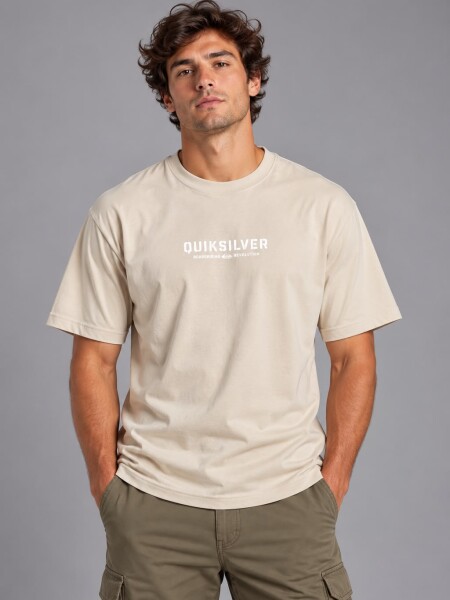 T-SHIRT QUIKSILVER 40623 M.C OVEI BEIGE