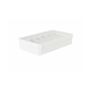 OL1000 Organizador Ropa Interior Logic Blanco Colmena 35x20x7.5 Cm Ou