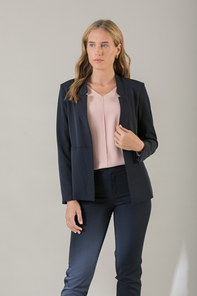 Saco Peplum. - NEGRO 