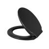 Asiento y Tapa de Inodoro Plus Metasul Negro