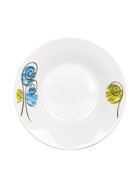 PLATO HONDO PORCELANA 20CM CIRCULOS PLATO HONDO PORCELANA 20CM CIRCULOS