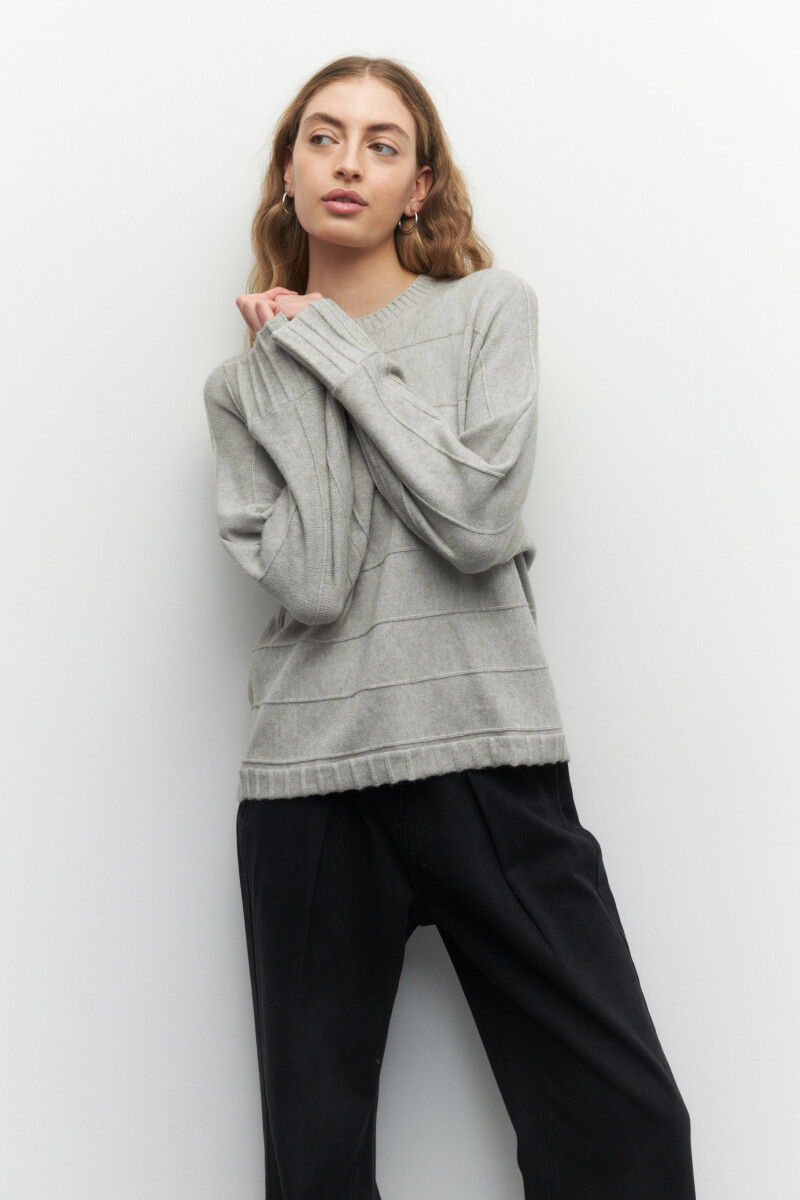 SWEATER SUREÑO Gris Melange