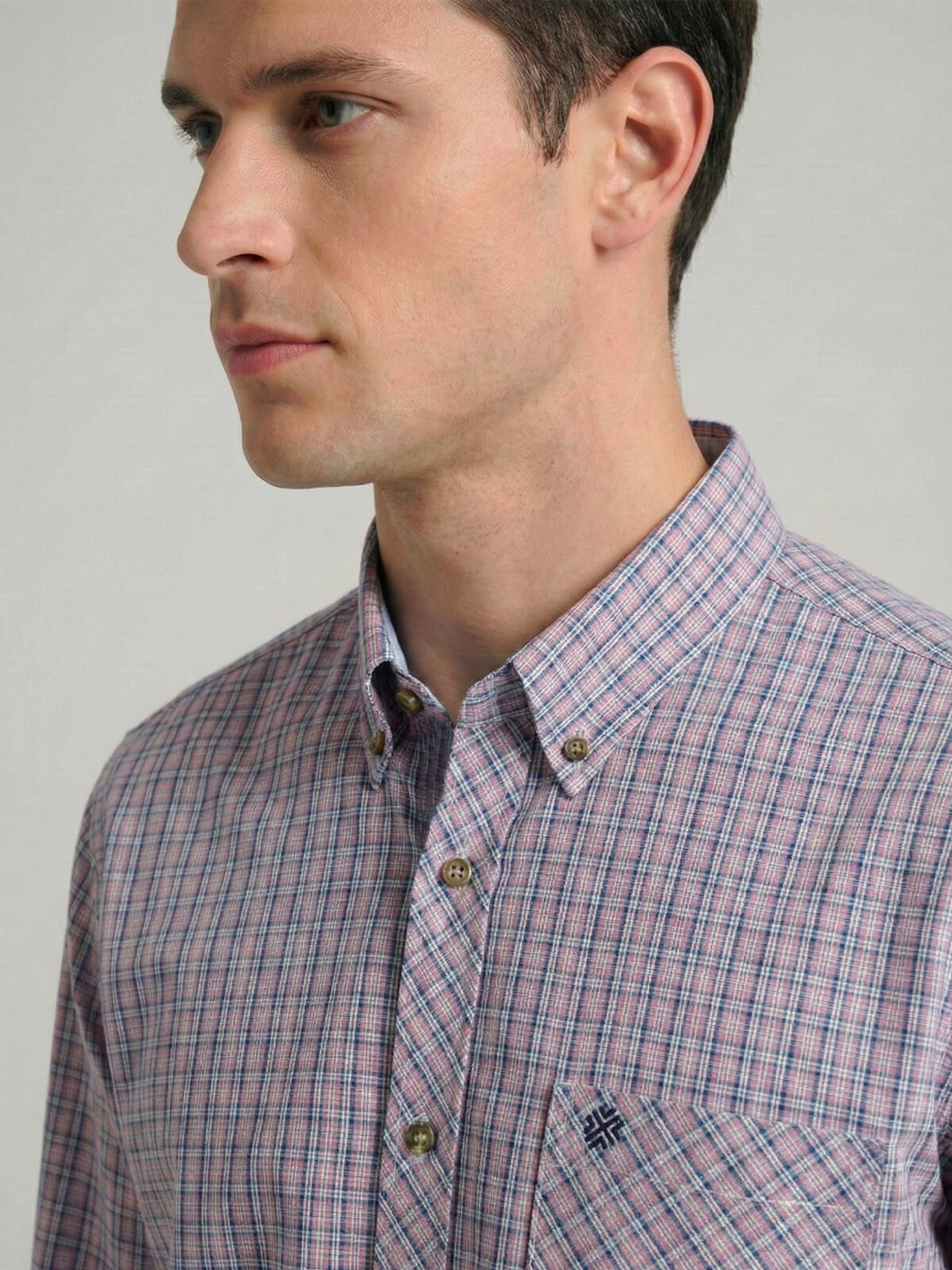 CAMISA MANGA LARGA A CUADROS CAMISA MANGA LARGA A CUADROS