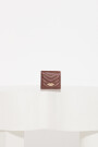 MINI BILLETERA LIPSTICK Marron