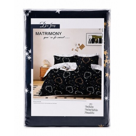 JUEGO DE SABANAS 2 PLAZAS C/ FUNDA PARA ALMOHADA DISEÑOS SURTIDOS 001